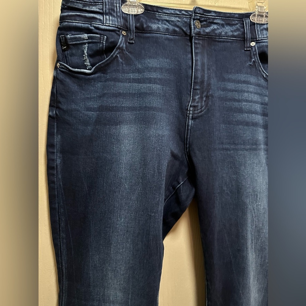 Kancan Exclusively for Maurices High-Waisted Flare Bootcut Jeans Dark Wash+size - Picture 14 of 16